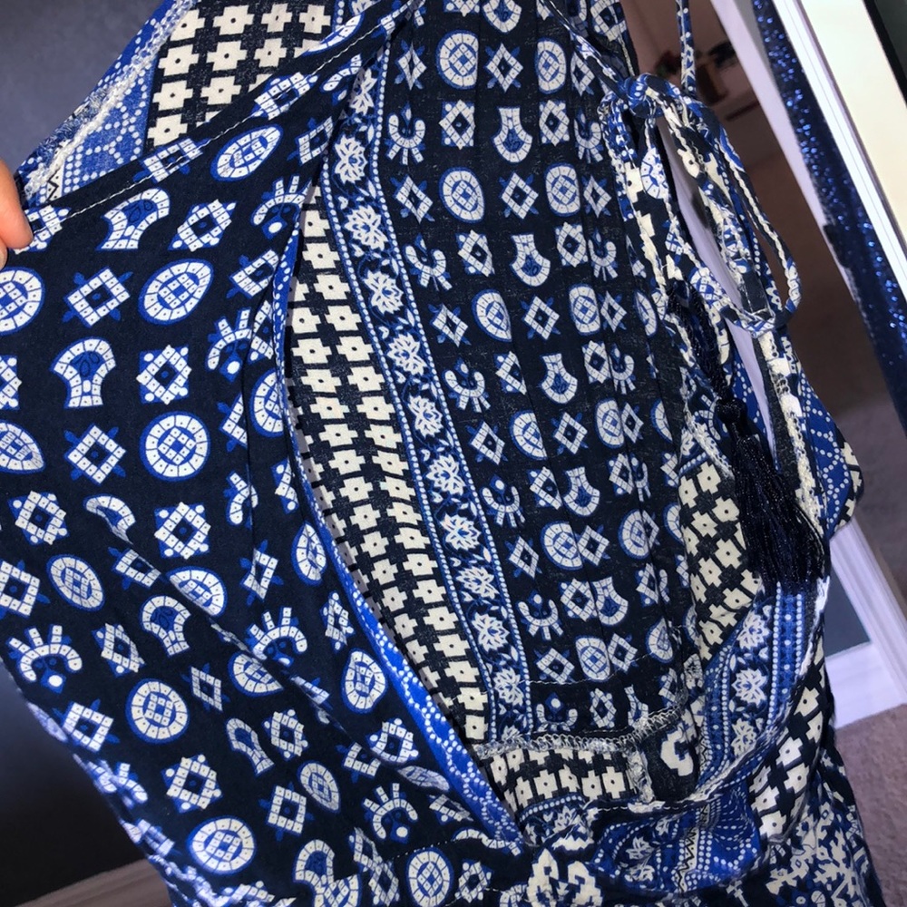Blue patterned romper - Picture 2 of 4